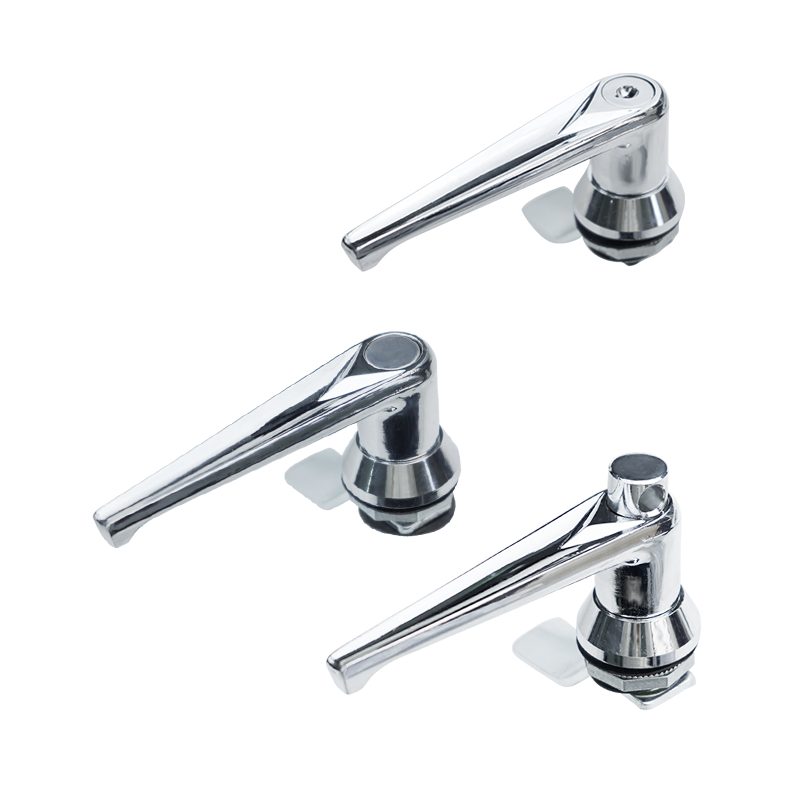 Swing handle lock MS301-2 in zinc alloy for electrical cabinets