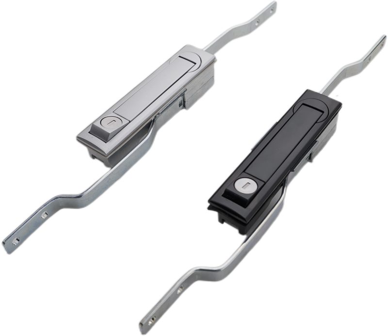 Swing handle with multi-point rod control MS731 for tall enclosure doors
